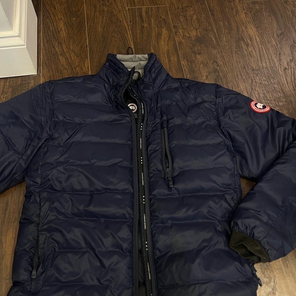 Canada Goose Dark Blue Puffer Jacket